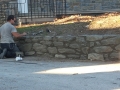 New Stacked Stone Retaining Wall in Villanova PA