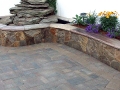 Brick Pavers and Stone Knee Wall in Berlin New Jersey